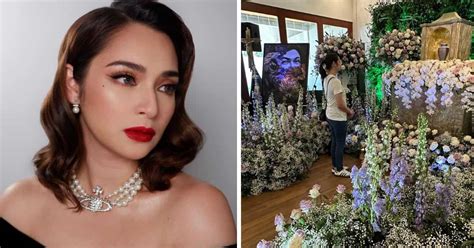 Ryza Cenon, nagbahagi ng ilang mga larawan mula sa burol ni .